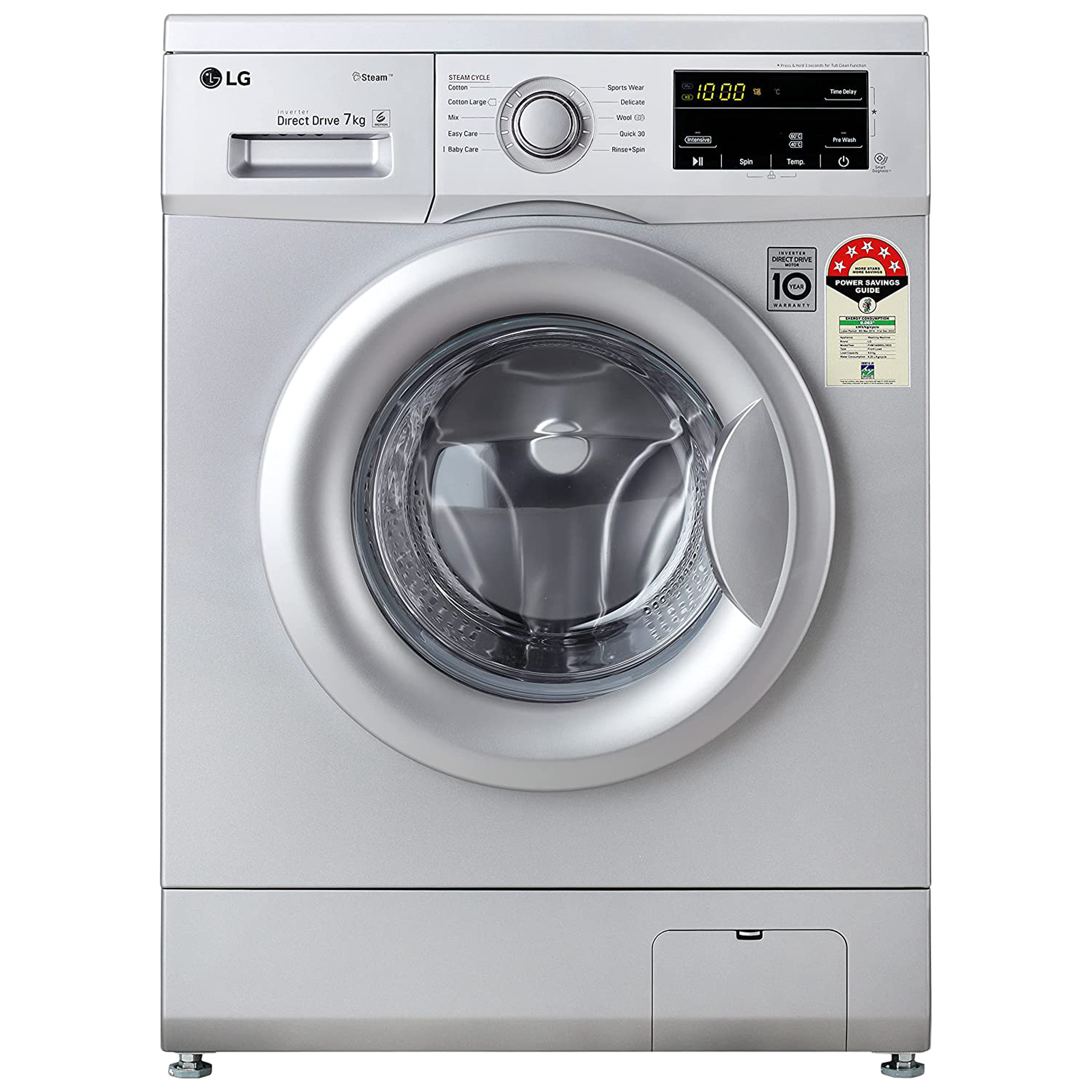 Buy LG 7 kg 5 Star Inverter Fully Automatic Front Load Washing Machine